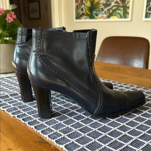 Navy Ankle Boots by Franco Sarto